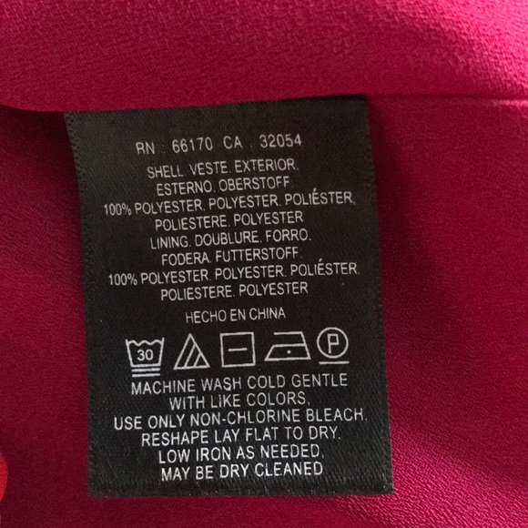 Meadow Rue,Hot pink belted&pleated, wrap skirt.Sz8 - Picture 7 of 8